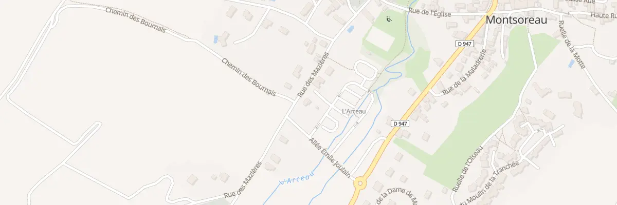 Plan du 13 Rue des Mazières à Montsoreau
