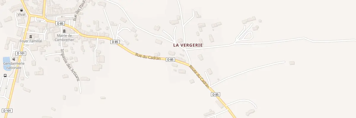Plan du 47 Rue du Cadran à Cambremer