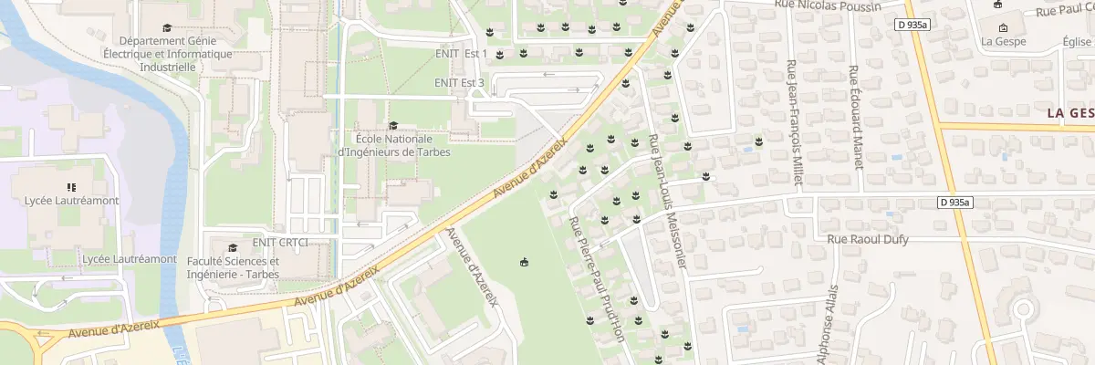 Plan du 62 Av d’Azereix à Tarbes