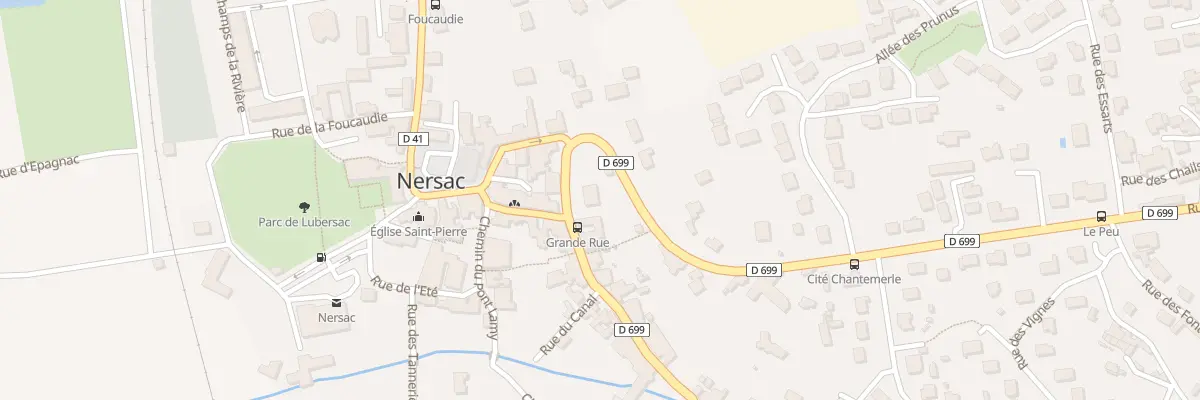 Plan du 2 Rte d’Angoulême à Nersac