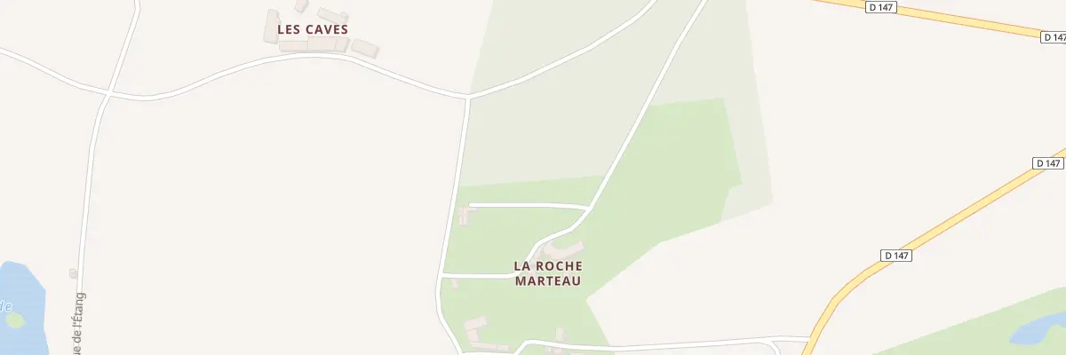 Plan du 5056A La Roche Marteau à Roiffé