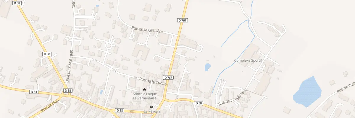 Plan du 8 Rue de Noyant à Vernantes