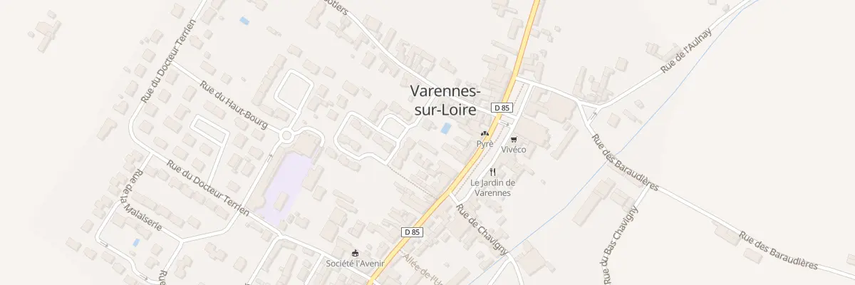 Plan du 28 Rue de la Maréchalerie à Varennes-sur-Loire