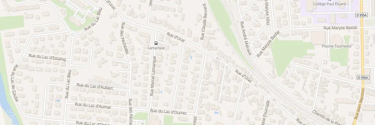 Plan du 3 Rue Montesquieu à Tarbes