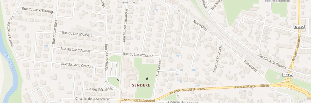 Plan du 16 Rue Monteil à Tarbes