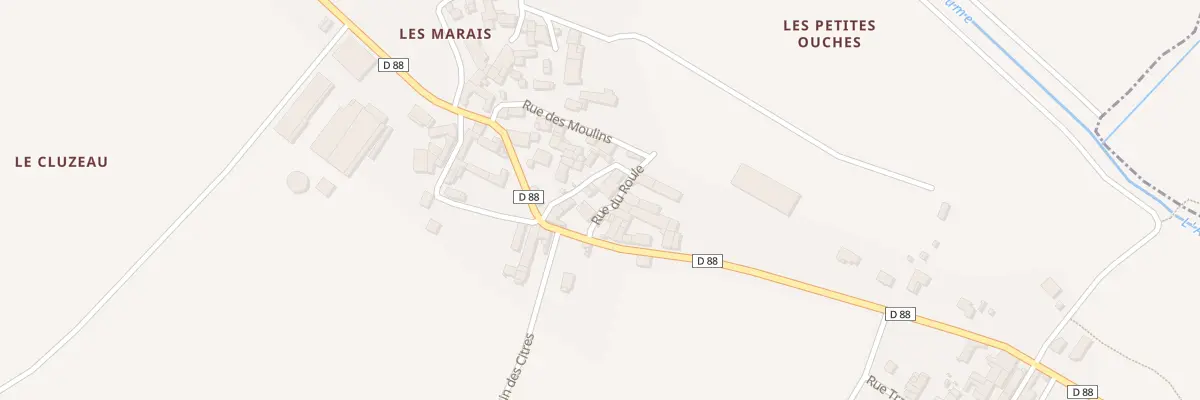 Plan du 1 Rue du Roule à Ambérac