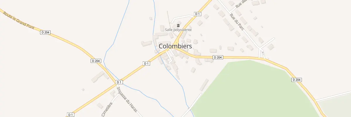 Plan du 1 Imp de l’Église à Colombiers