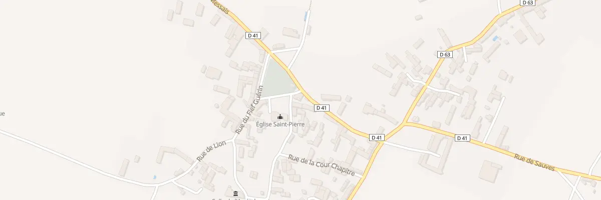 Plan du 9 Rue de la Cure à Saint-Jean-de-Sauves