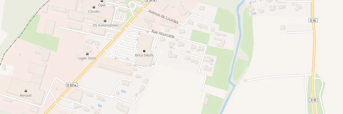 Plan du 17 Rue Hourcade à Odos