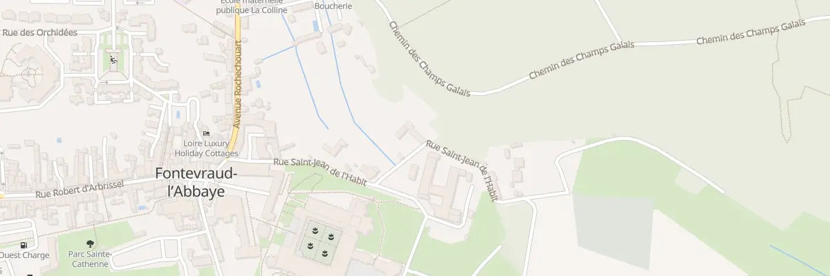Plan du 47 Rue St Jean de l’Habit à Fontevraud-l’Abbaye