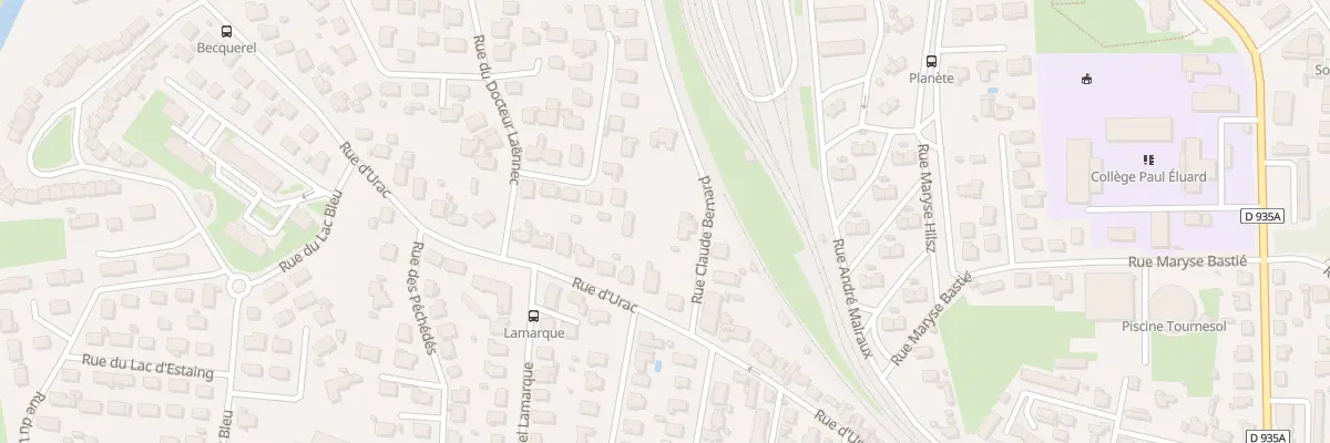 Plan du 32C Rue Claude Bernard à Tarbes