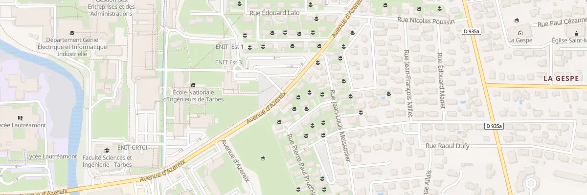 Plan du 58 Av d’Azereix à Tarbes