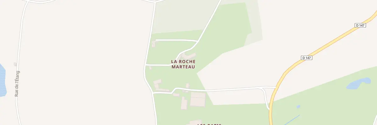 Plan du 3 La Roche Marteau à Roiffé