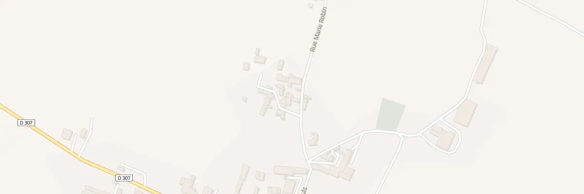 Plan du 7 Rue Marie Robin à Vançais