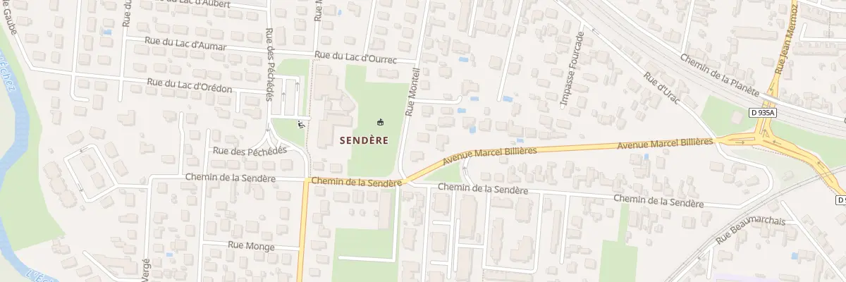 Plan du 27 Rue Monteil à Tarbes