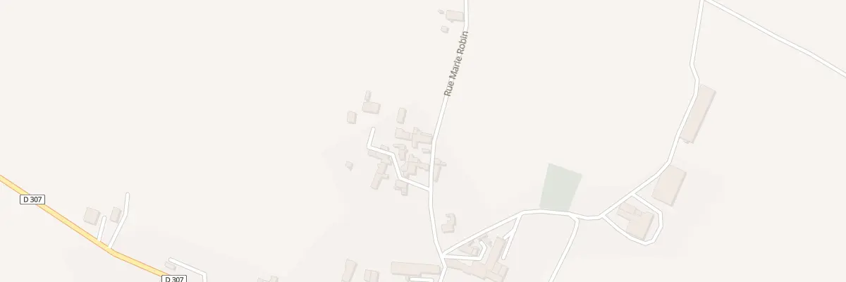 Plan du 9 Rue Marie Robin à Vançais