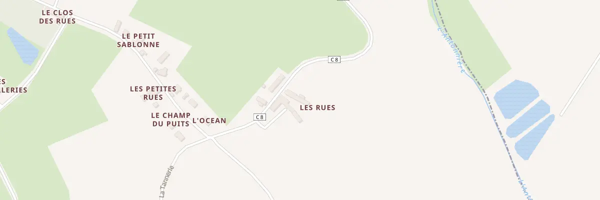Plan du 5108 Les Rues à Cures