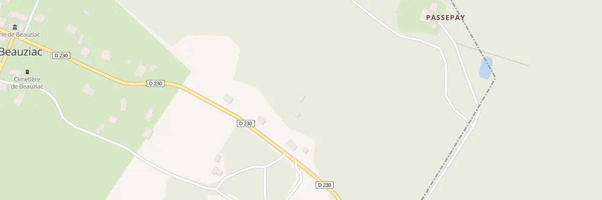 Plan du 515 Rte de Casteljaloux à Beauziac