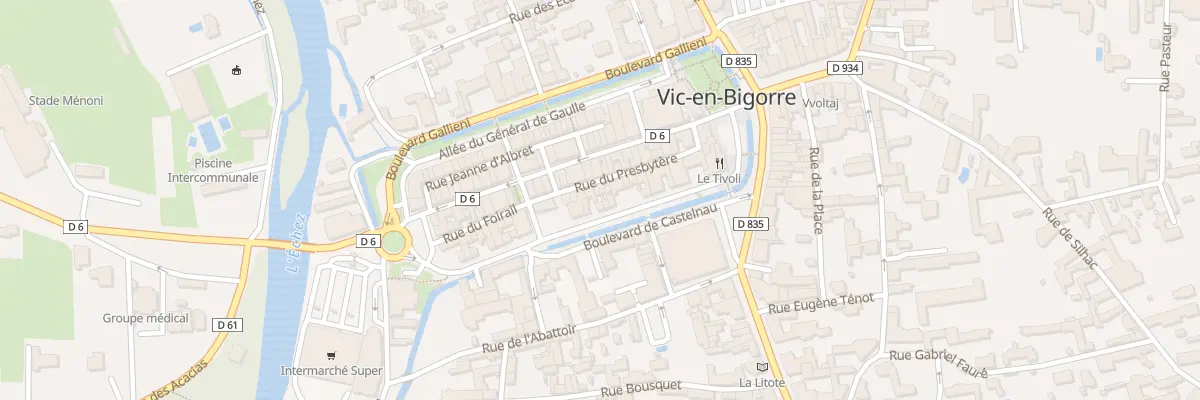 Plan du 18 All Marechal Joffre à Vic-en-Bigorre