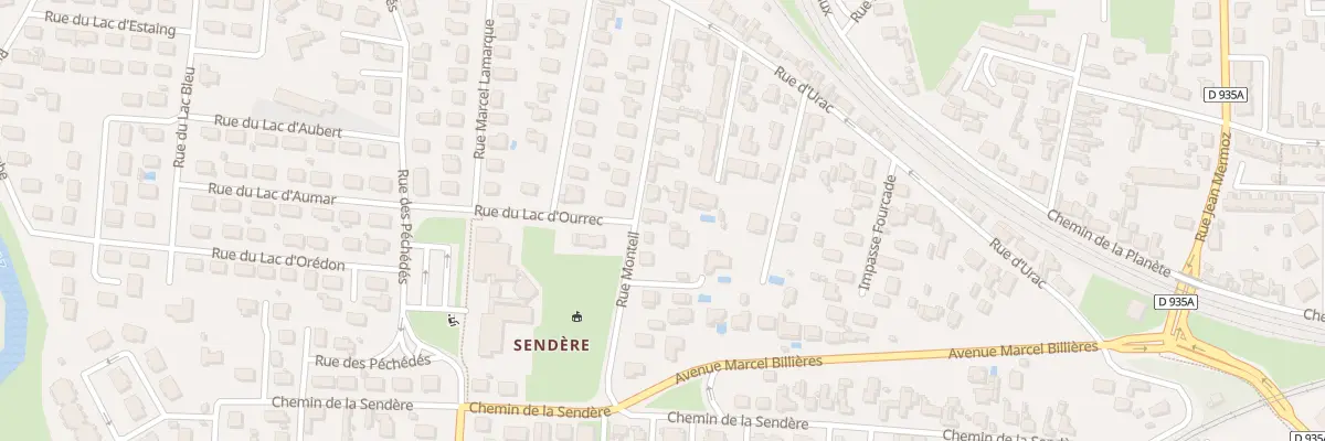 Plan du 19 Rue Monteil à Tarbes