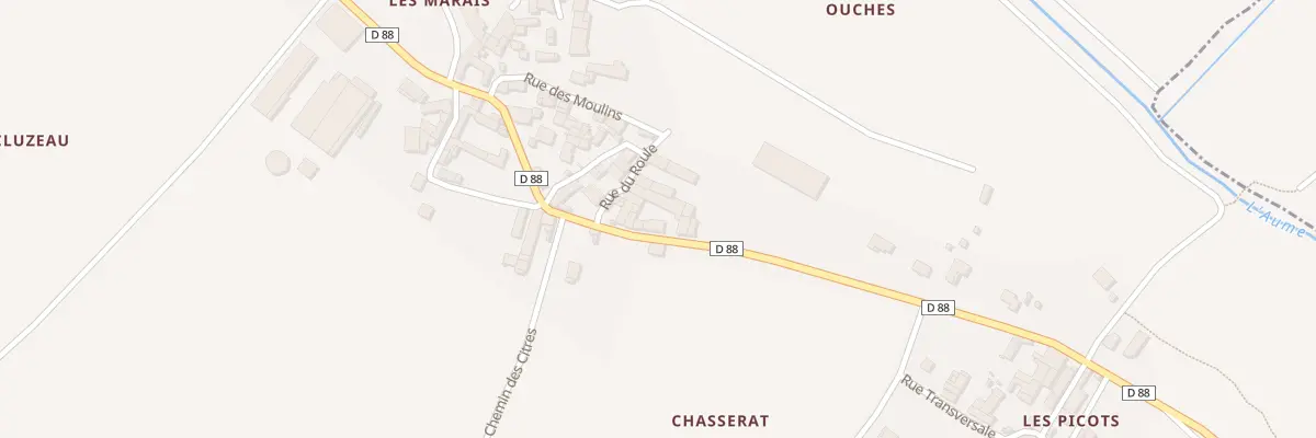 Plan du 2 Rue Principale à Ambérac
