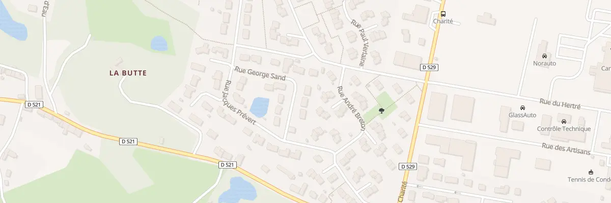 Plan du 4 Rue Georges Sand à Condé-sur-Sarthe