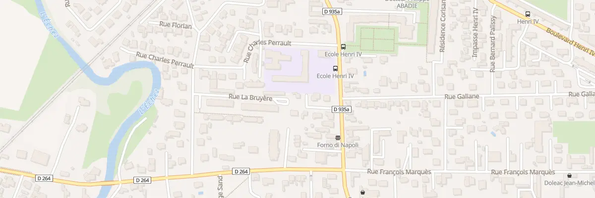 Plan du 8 Rue Jasmin à Tarbes