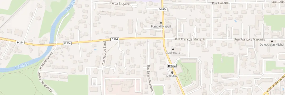 Plan du 54 Rue François Marquès à Tarbes
