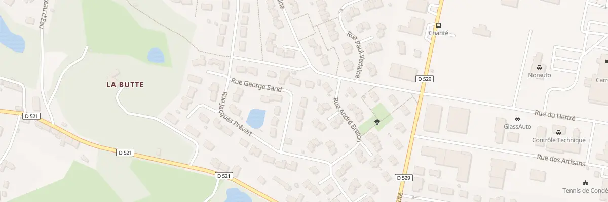 Plan du 6 Rue Georges Sand à Condé-sur-Sarthe