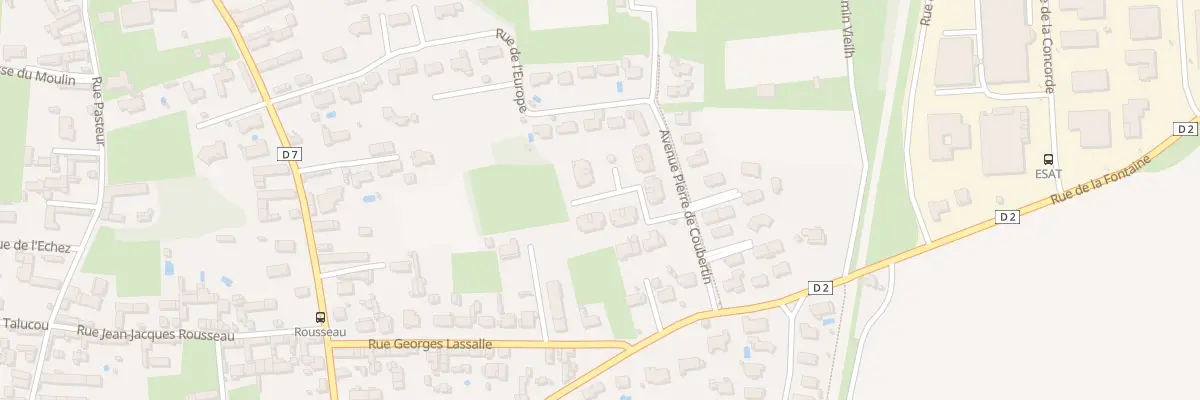 Plan du 9 Av Pierre de Coubertin à Bordères-sur-l’Échez