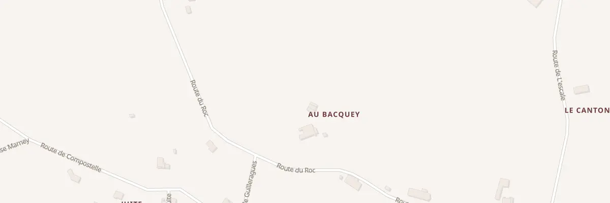 Plan du 1 Au Bacquey à Saint-Sulpice-de-Guilleragues