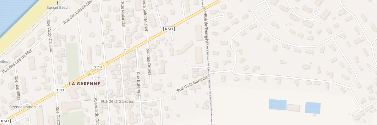 Plan du 3 Rue de Tourgéville à Benerville-sur-Mer