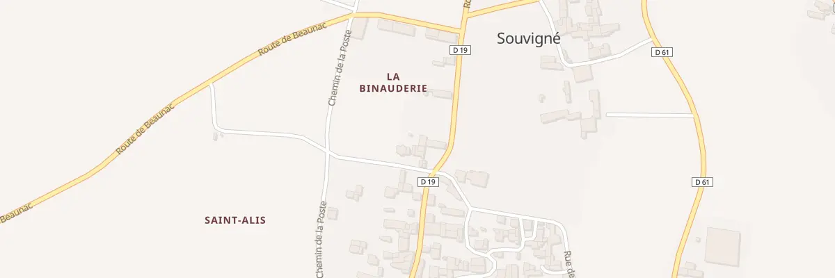 Plan du 5082 La Binauderie à Souvigné
