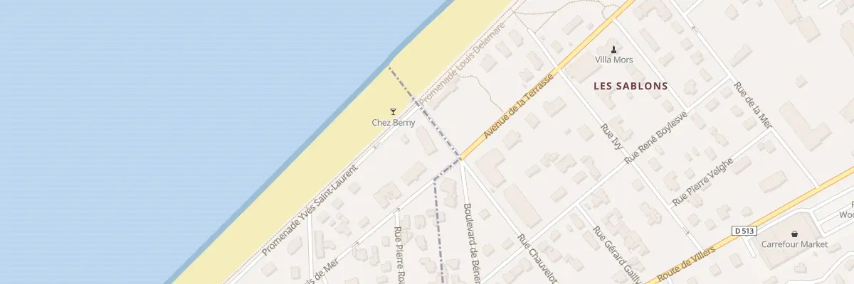Plan du 5392 Rue Chauvelot à Benerville-sur-Mer