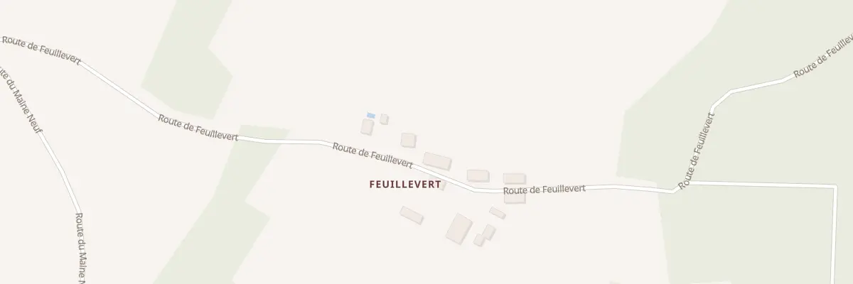Plan du 1036 Feuillevert à Parcoul-Chenaud
