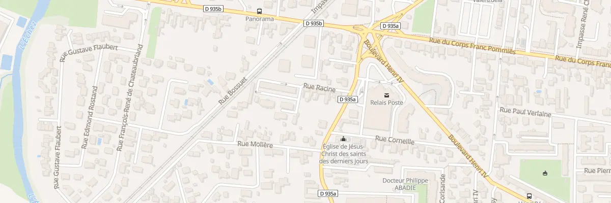 Plan du 7 Rue Racine à Tarbes