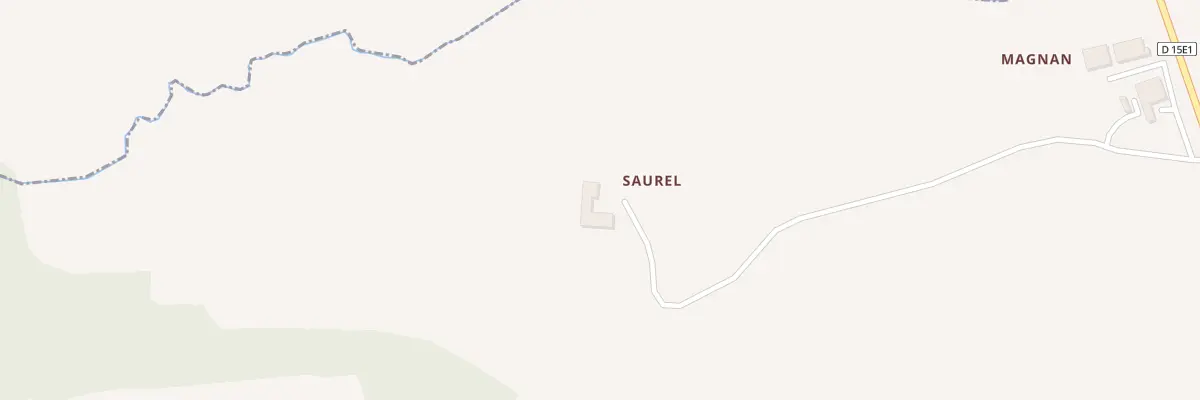 Plan du 32 Saurel à Coubeyrac