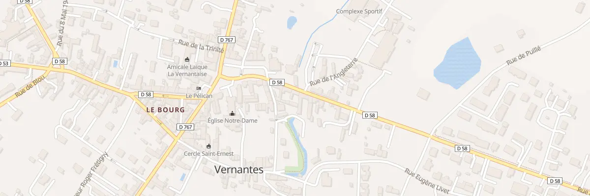 Plan du 8 Rue de Vernoil à Vernantes