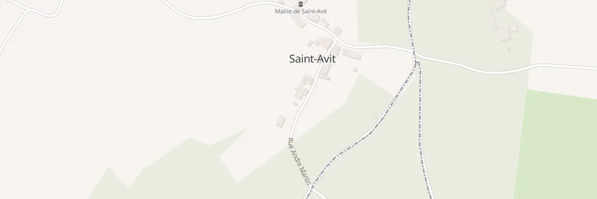 Plan du 16 Rue Andre Martin à Saint-Avit