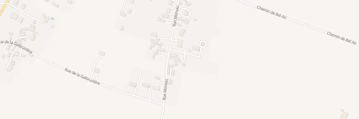 Plan du 23 Rue Moreau à Vernantes