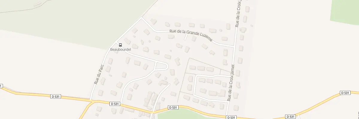 Plan du 12 Rue du Clos des Longchamps à Lonrai