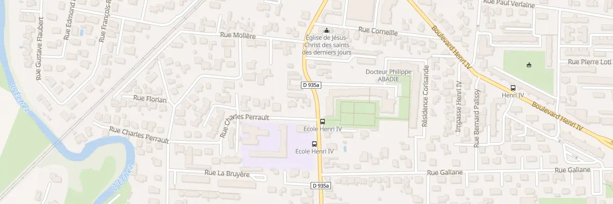 Plan du 16 Bd Lacaussade à Tarbes