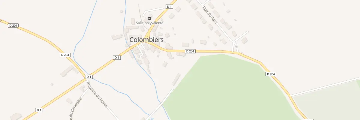 Plan du 8 Rue de Damigny à Colombiers