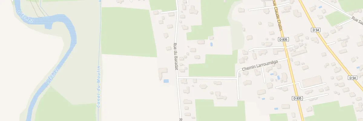 Plan du 39 Rue du Baradat à Vic-en-Bigorre