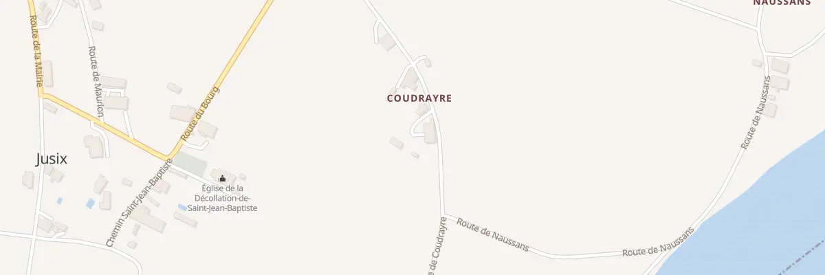 Plan du 34 Coudrayre à Jusix