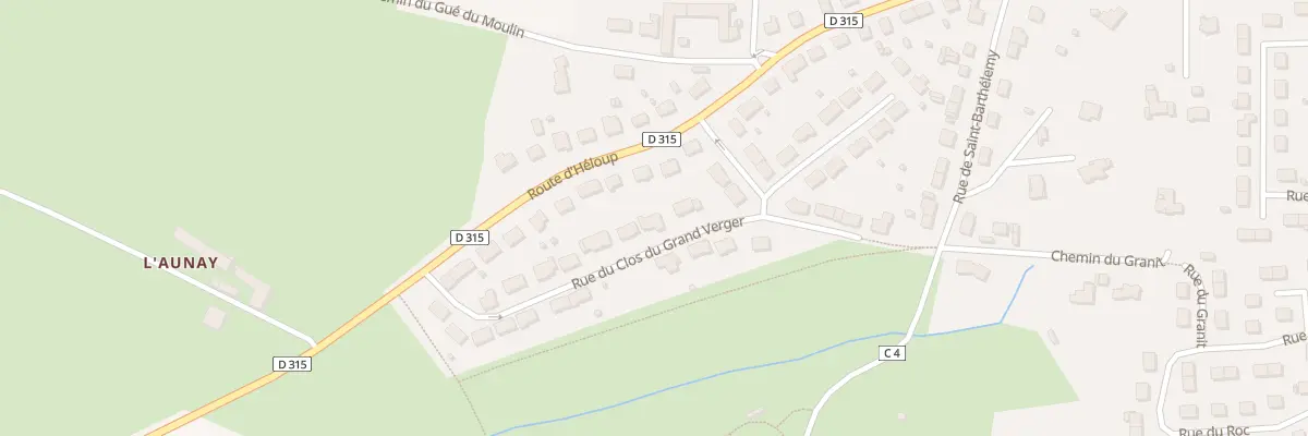 Plan du 10 Rue du Clos du Grand Verger à Saint-Germain-du-Corbéis