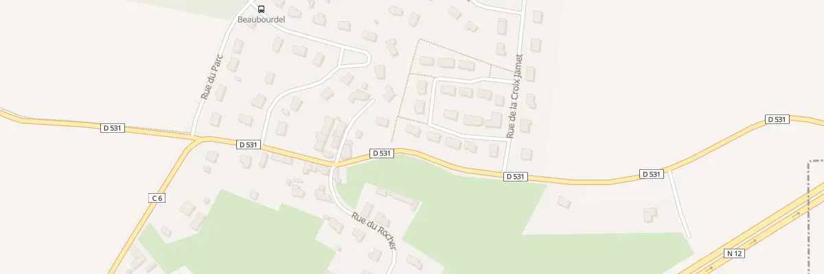 Plan du 9 Rue des Bleuets à Lonrai