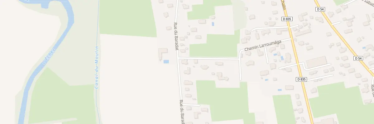 Plan du 45 Rue du Baradat à Vic-en-Bigorre