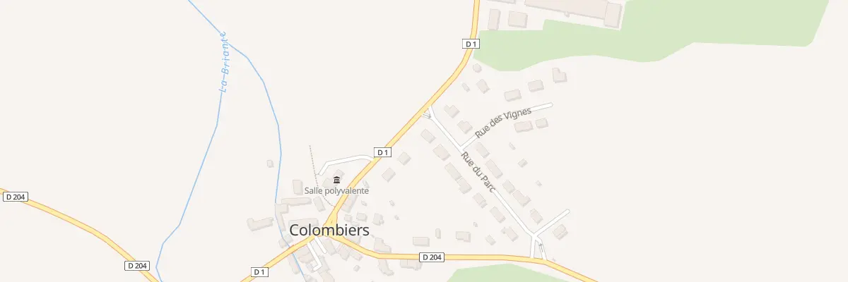 Plan du 2 Rue du Parc à Colombiers