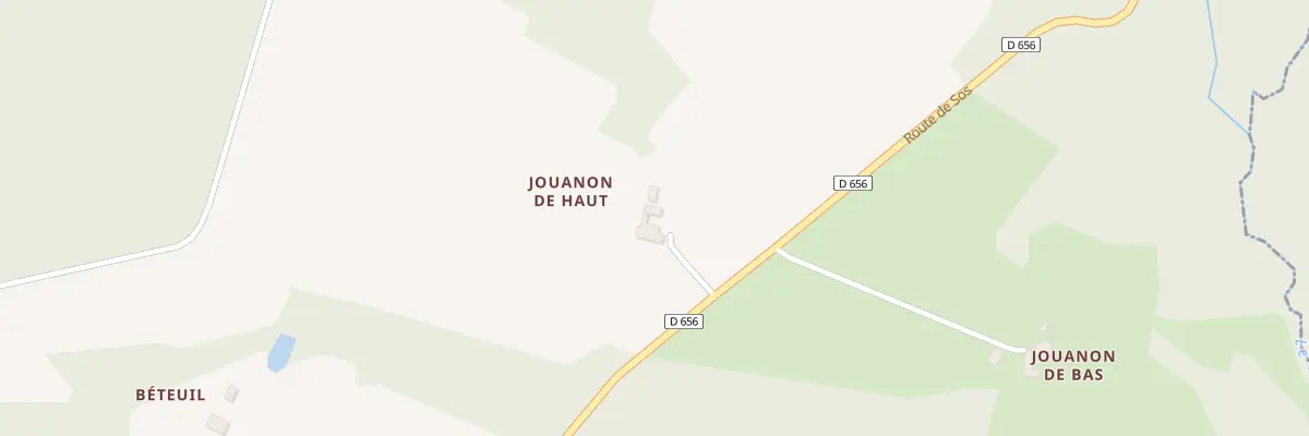 Plan du 51 Jouanon de Haut à Escalans